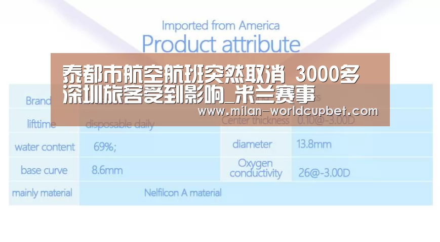 泰都市航空航班突然取消 3000多深圳旅客受到影响_米兰赛事(图3) 米兰品牌